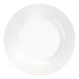 Menu White Broad Rim Plate 12". (6) - (Case of 6)