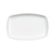 Menu White Rectangular Plate 9.5"x6.25".(6x1)
