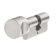 Abus KE60 Nickel Pearl Thumbturn Cylinder Lock, 40x40cm.