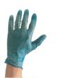 Blue Powdered Latex Gloves, Small. (10x100) - (Case of 10)