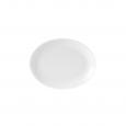 Porcelite White Oval Plate 14". (6x1) - (Case of 6)