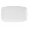 Porcelite Curved Rectangular Plate 12"x7". (6)