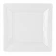 Porcelite Deep Square Plate 10.5"x10.5". (6)
