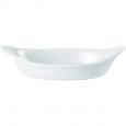 Porcelite Oval Eared Dish 6.5". (6x1) - (Case of 6)
