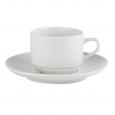 Simply White Economy Stacking Teacup 7oz. (6x1) - (Case of 6)