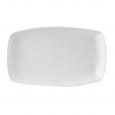 Simply White Rectangular Plate 11.5x6.75" (4x1) - (Case of 4)