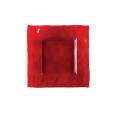 Red Glass Plate.