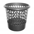Silver Waste Paper Bin.