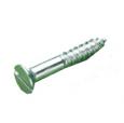 Slotted Countersunk Screw, BZP 6x2".