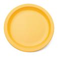 Yellow Polycarb Narrow Rimmed Plate 9". (12)