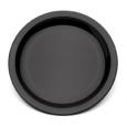 Black Polycarb Narrow Rimmed Plate 6.7". (12)