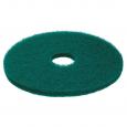 Green Scrubbing Floor Pad, 12". (5x1) - (Case of 5)