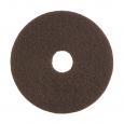 Brown Dry Stripping Floor Pad, 15". (5x1)