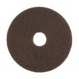 Brown Dry Stripping Floor Pad, 16". (5x1) - (Case of 5)