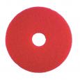Red Polishing Floor Pad, 10". (5x1) - (Case of 5)