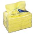 Chicopee Yellow J-Cloth Lavette Cloths. - (Case of 6)