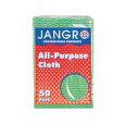 Jangro Green All Purpose Cloth. (10x50) - (Case of 10)