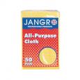 Jangro Yellow All Purpose Cloth. (10x50) - (Case of 10)