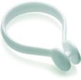 Croydex White Shower Curtain Button Rings. (12)