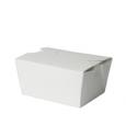 White BioPak Food Container No.8. (6x50) - (Case of 6)