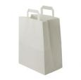 Medium Recycled White Bag 215x330x250mm. (250)