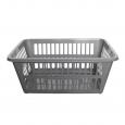 Large Silver Laundry Basket.
