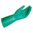 Green Ultranitril Gloves, Size 8.5.