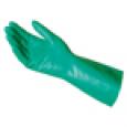 Green Ultranitril Gloves, Size 9.5".