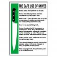 Safe Use of Knives Notice.