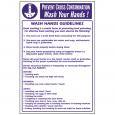 Prevent Cross Contamination - Wash Hands Notice.