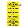Caution Hot Surface Signs.