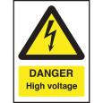 Danger High Voltage Sign.