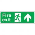 Fire Exit Up Direction Sign.