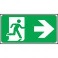 Right Arrow Fire Exit Direction Sign.
