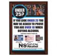 Framed Under 25 Proof Of Age Sign