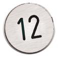 Silver Engraved Table Discs 11-20