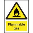 Flammable Gas Sign.