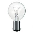 Golfball Lamp, SBC, 40w, Clear.