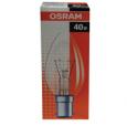 Candle Lamp, SBC, 40W, Clear.