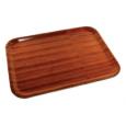 Darkwood Mahogany Tray, 14"x11".