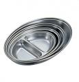 Oval 2 Section Vegetable Dish 10"