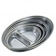 Oval 2 Section Vegetable Dish 12"