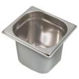Stainless Steel Gastronorm Pan, 1/6, 150mm.
