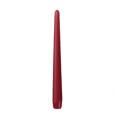 Burgundy Taper Candle, 10". (4x50) - (Case of 4)
