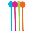 Neon Assorted Stirrers, 8". (5x200) - (Case of 5)