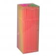 Neon Bendy Straws, 8". (24x225) - (Case of 24)