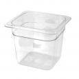 Clear Gastronorm Food Pan, 1/6, 65mm, 1ltr.
