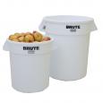 Rubbermaid Round White Brute Container 37.9ltr
