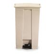 Beige Mobile Step-on Container Bin, 87ltr.