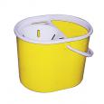 Lucy Yellow Oval Mop Bucket & Wringer 15ltr.